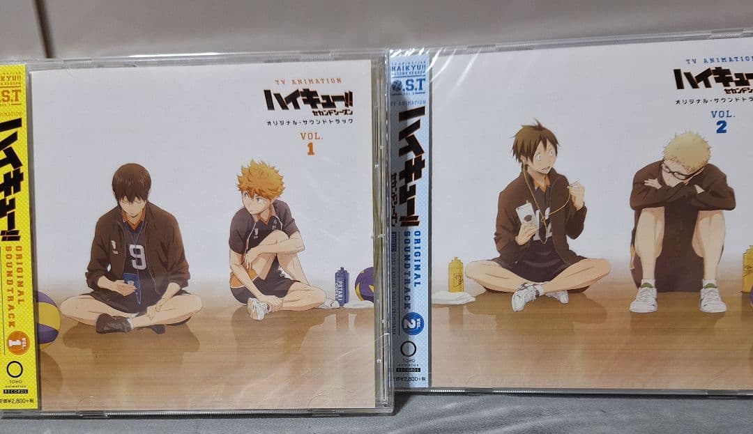 ハイキュー　2ndオリジナルサウンドトラック1、2