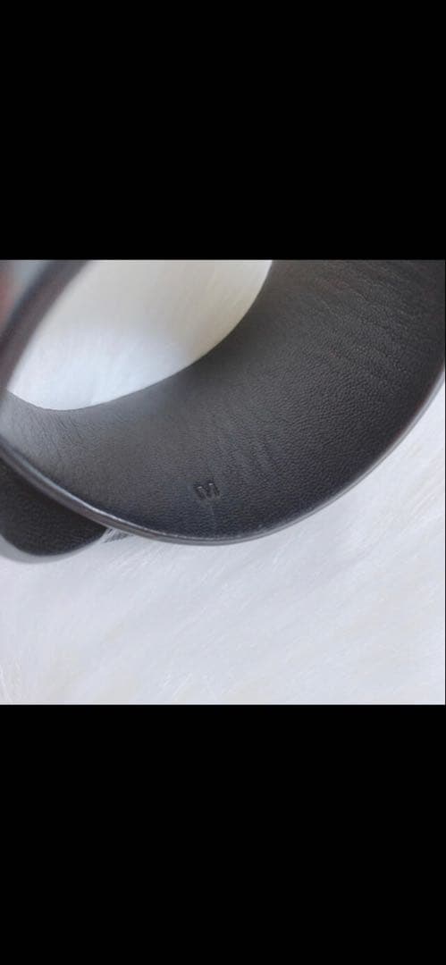 【激レア】ヴィヴィアンウエストウッド　レザーブレスレット ブラックレザーバングル