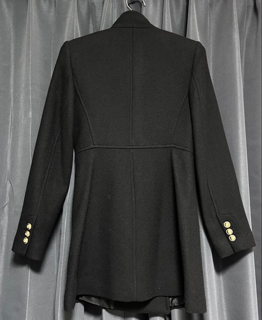 ZARA ザラ ウールダブルブレストコート タグ付き XS