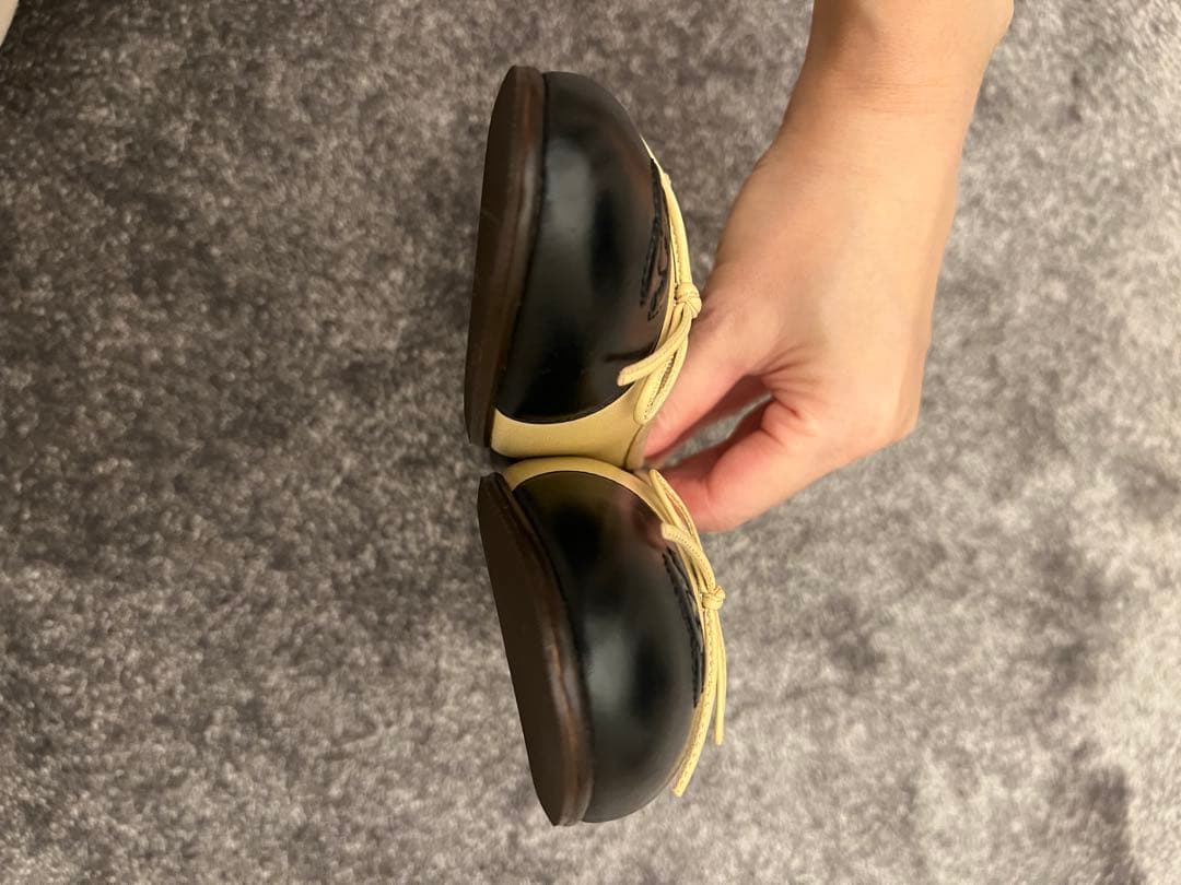 未使用　CHANEL シャネル 24.5cm 38ココマーク　ブラック　べージュ