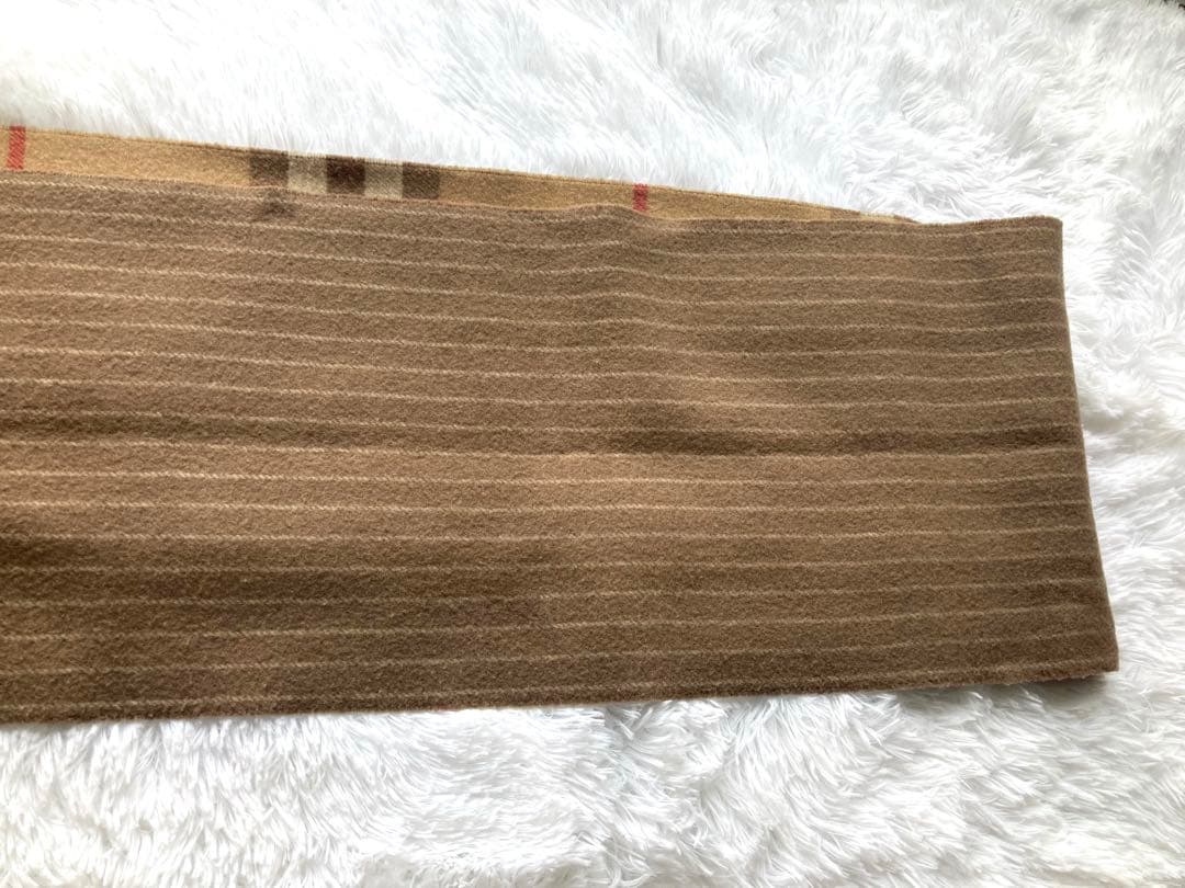 BURBERRY メガチェック カシミヤウールマフラー ベージュ定番カラー♡