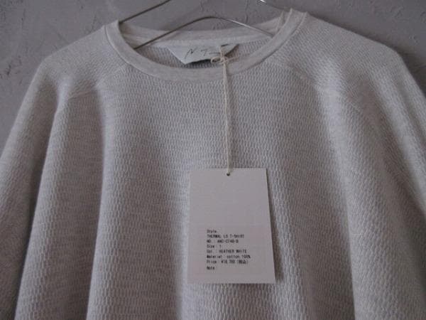 ancellmアンセルムTHERMAL LS T-SHIRT