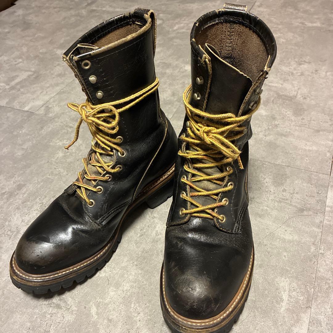 ア*ナ様 REDWING　レッドウイング　PT83 ロガーブーツ　茶芯　90s