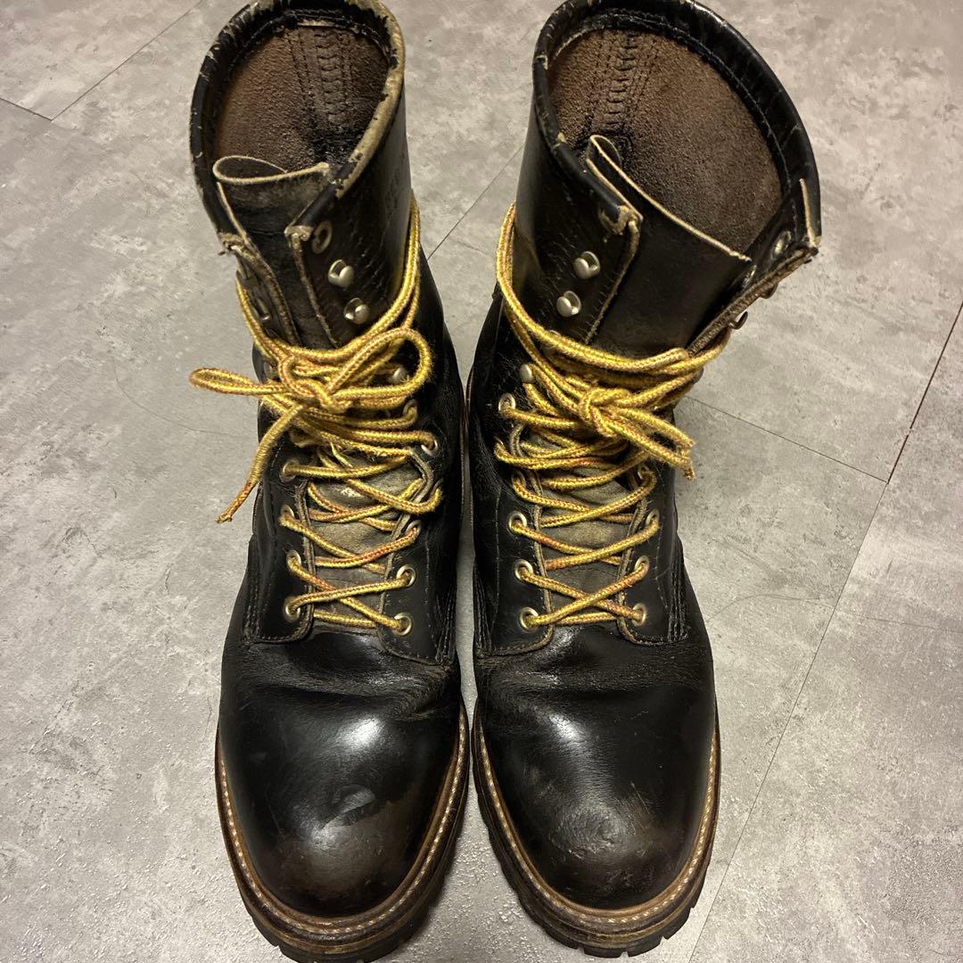 ア*ナ様 REDWING　レッドウイング　PT83 ロガーブーツ　茶芯　90s