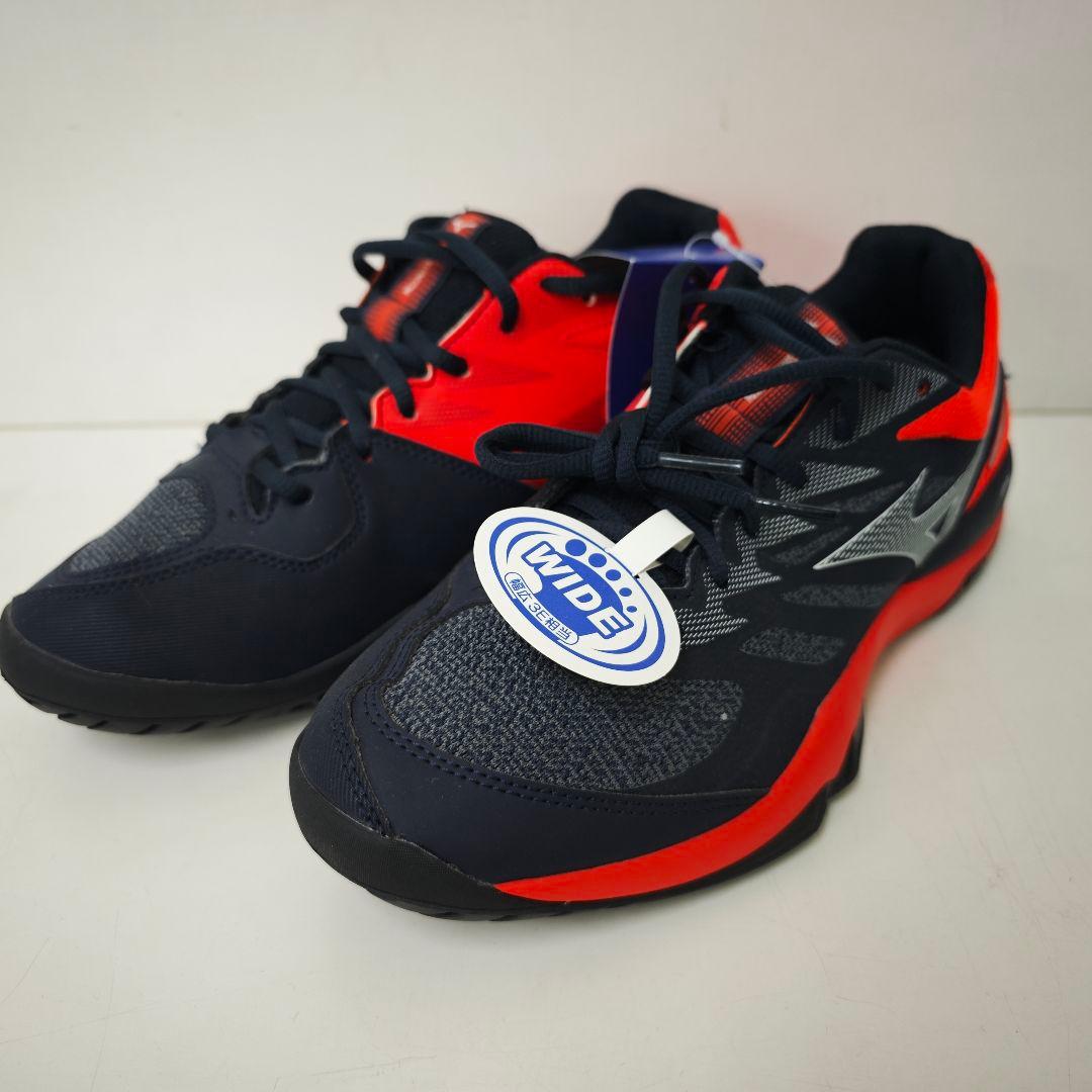 ミズノ WAVE SPARK WIDE OC テニスシューズ 26.5cm