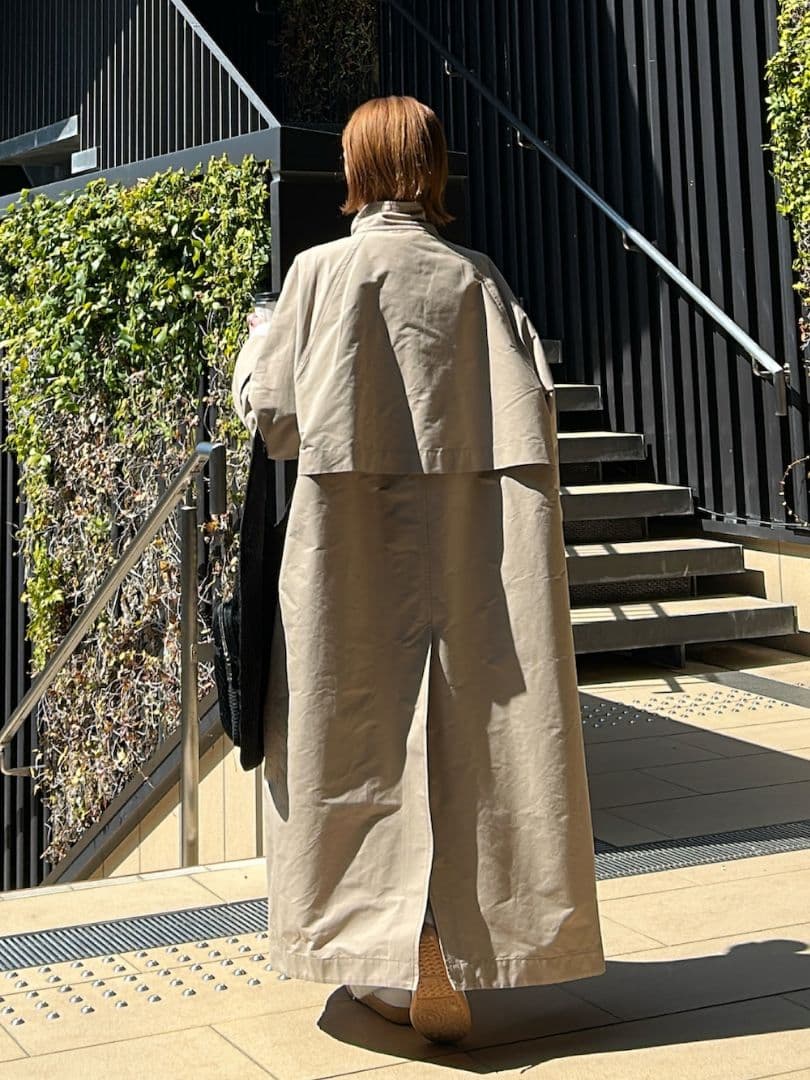 25SS【HER.】スタンドカラーロングコート