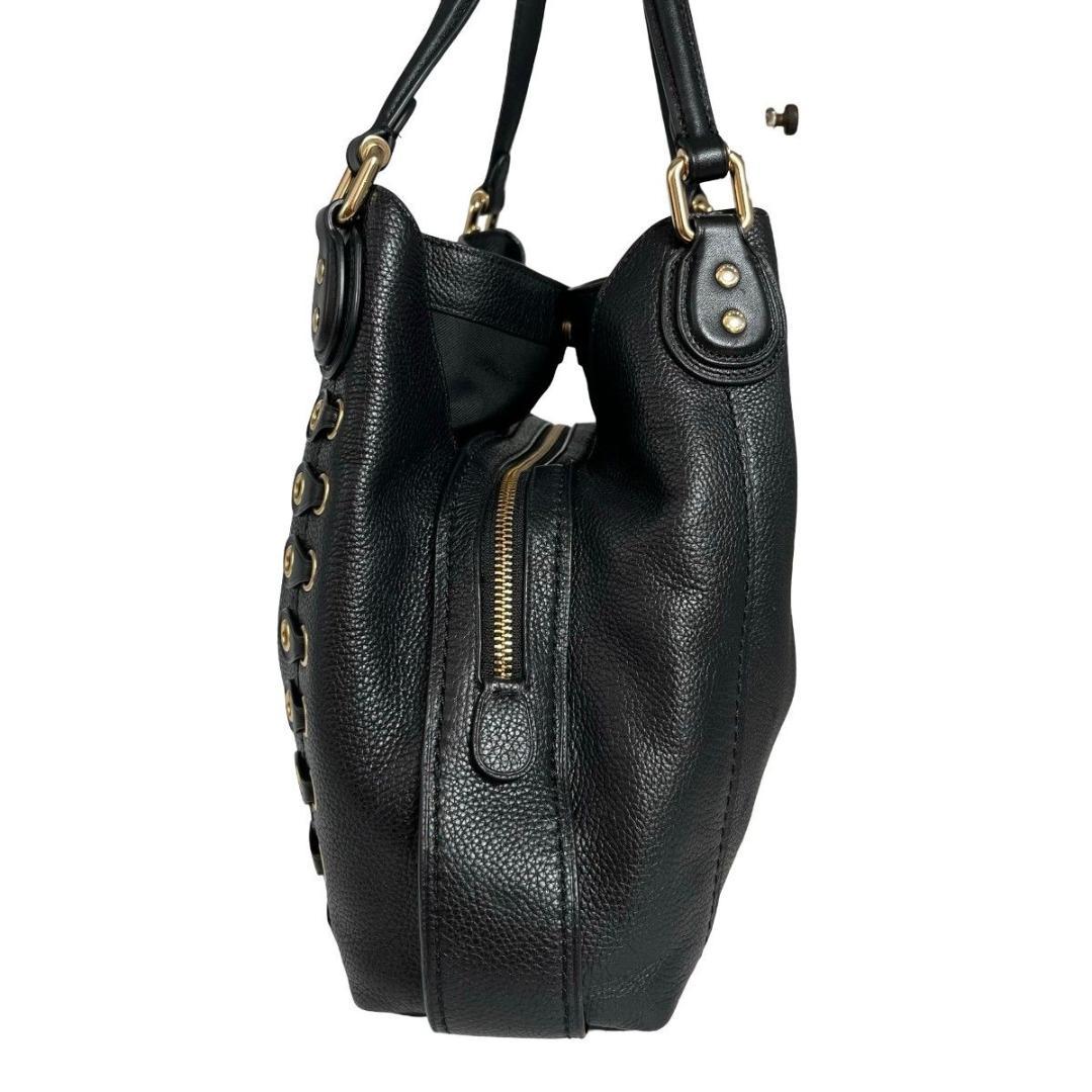 極美品　 COACH コーチ 肩掛け ハンドバッグ 黒 ブラック