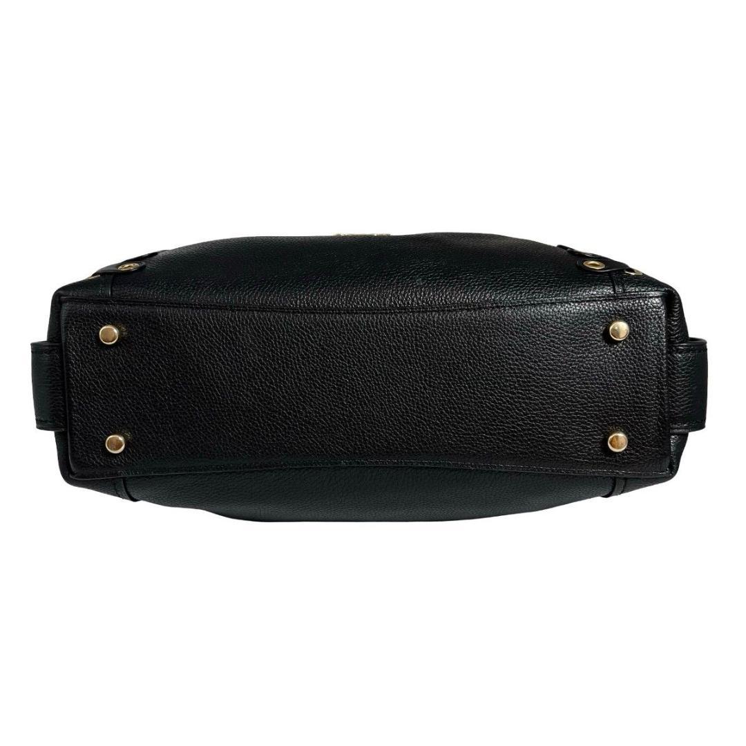 極美品　 COACH コーチ 肩掛け ハンドバッグ 黒 ブラック