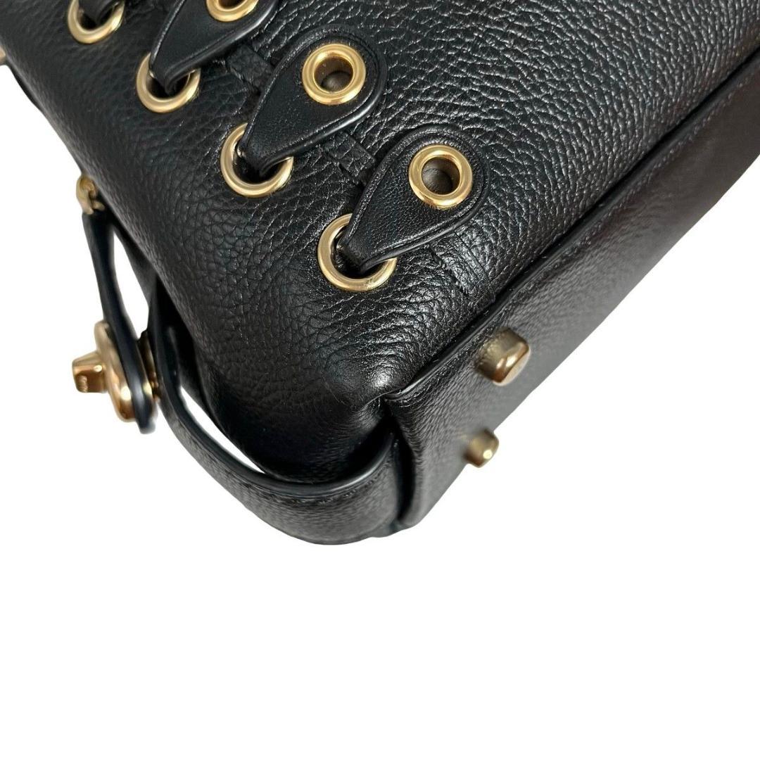 極美品　 COACH コーチ 肩掛け ハンドバッグ 黒 ブラック