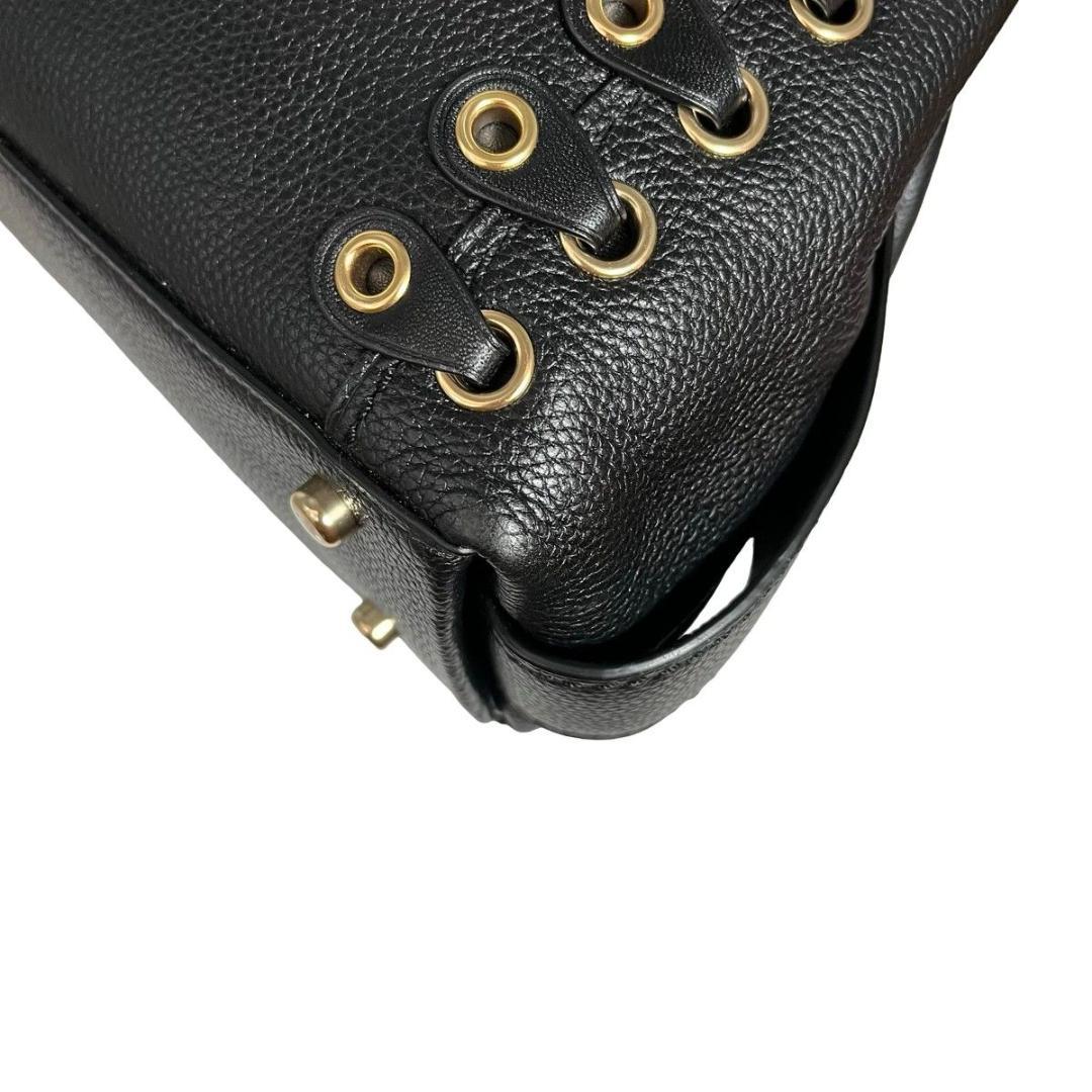 極美品　 COACH コーチ 肩掛け ハンドバッグ 黒 ブラック