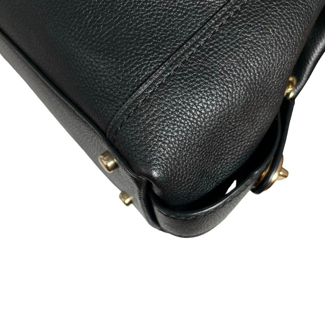 極美品　 COACH コーチ 肩掛け ハンドバッグ 黒 ブラック