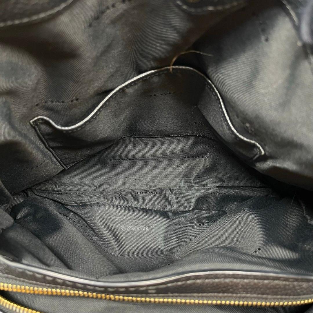 極美品　 COACH コーチ 肩掛け ハンドバッグ 黒 ブラック