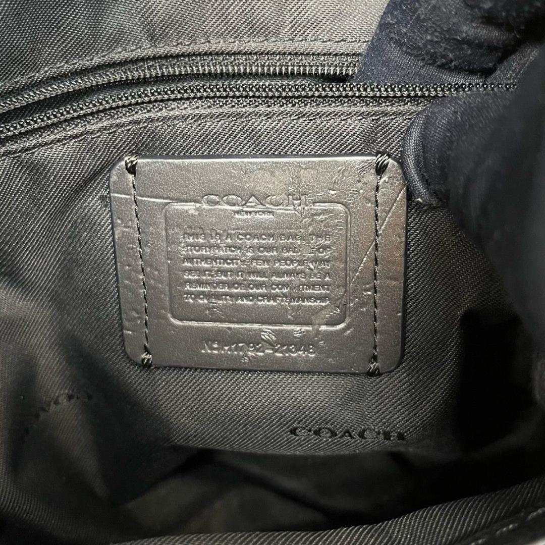 極美品　 COACH コーチ 肩掛け ハンドバッグ 黒 ブラック