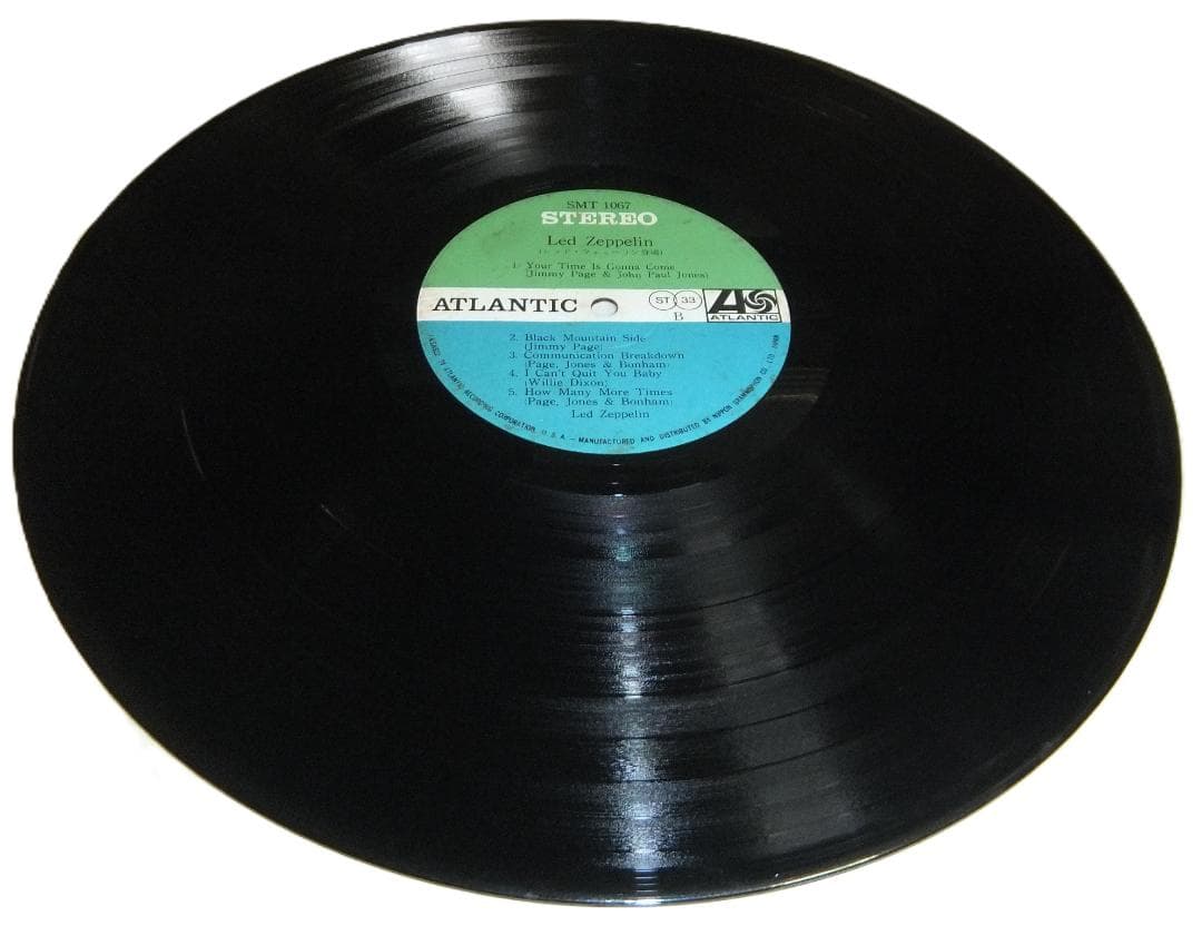 LP【極稀少】レッド・ツェッペリン登場 ターコイズ帯 補充票付