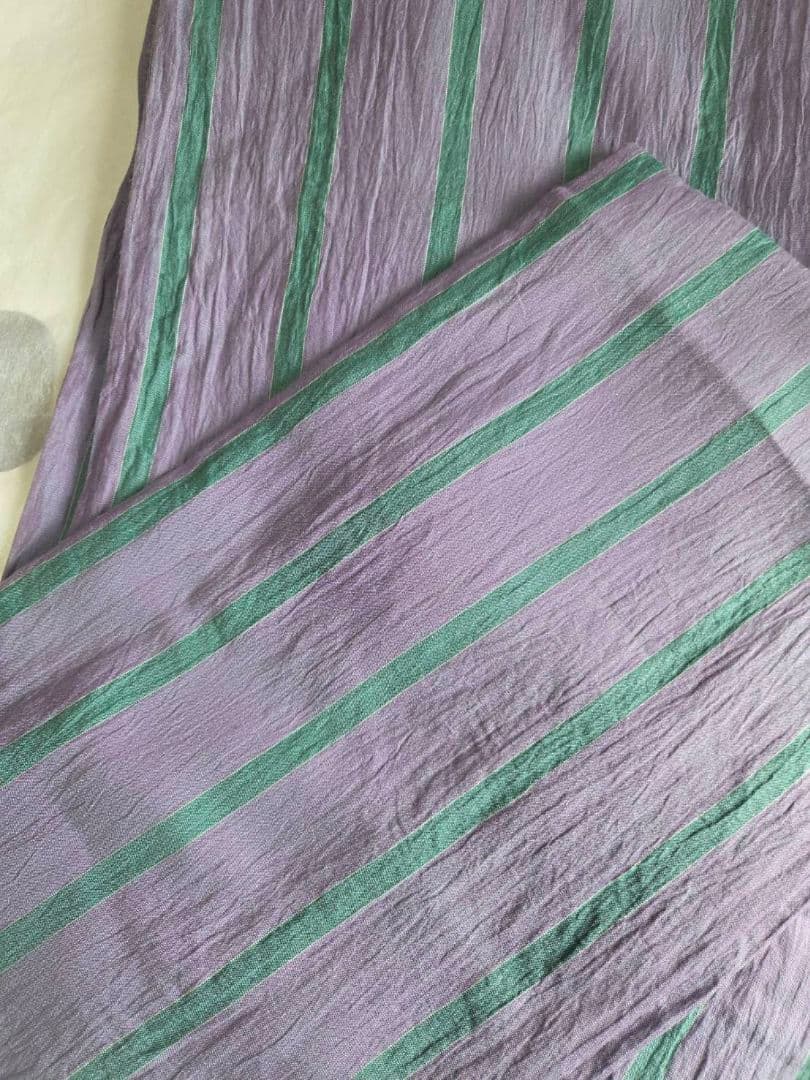 新之助上布 綿麻 バチ衿