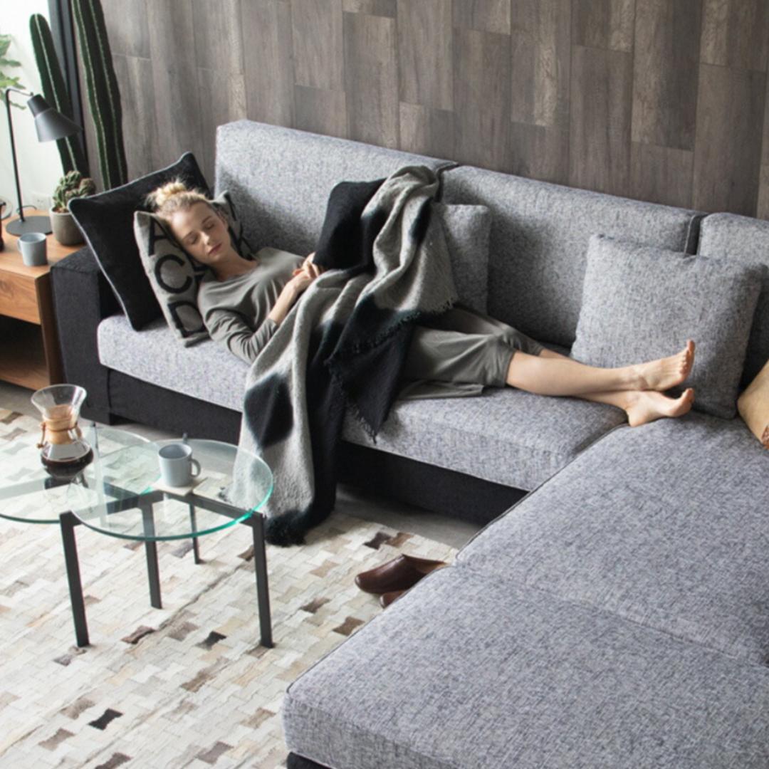 アルモニア カウチソファ 3人掛け 幅240cm 2/2