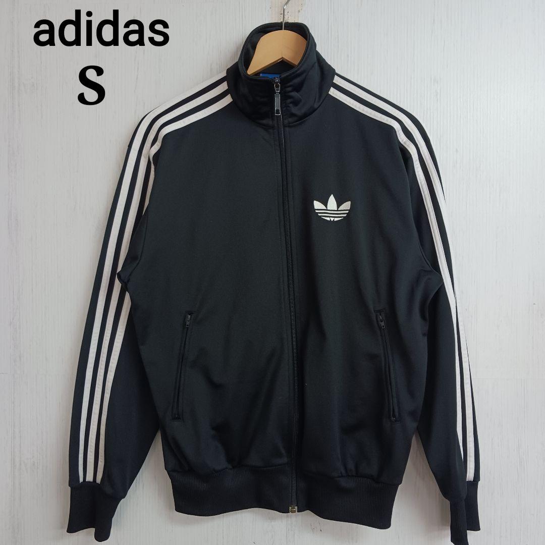 アディダスオリジナルス トラックジャケット S ブラック ファイヤーバード 刺繍