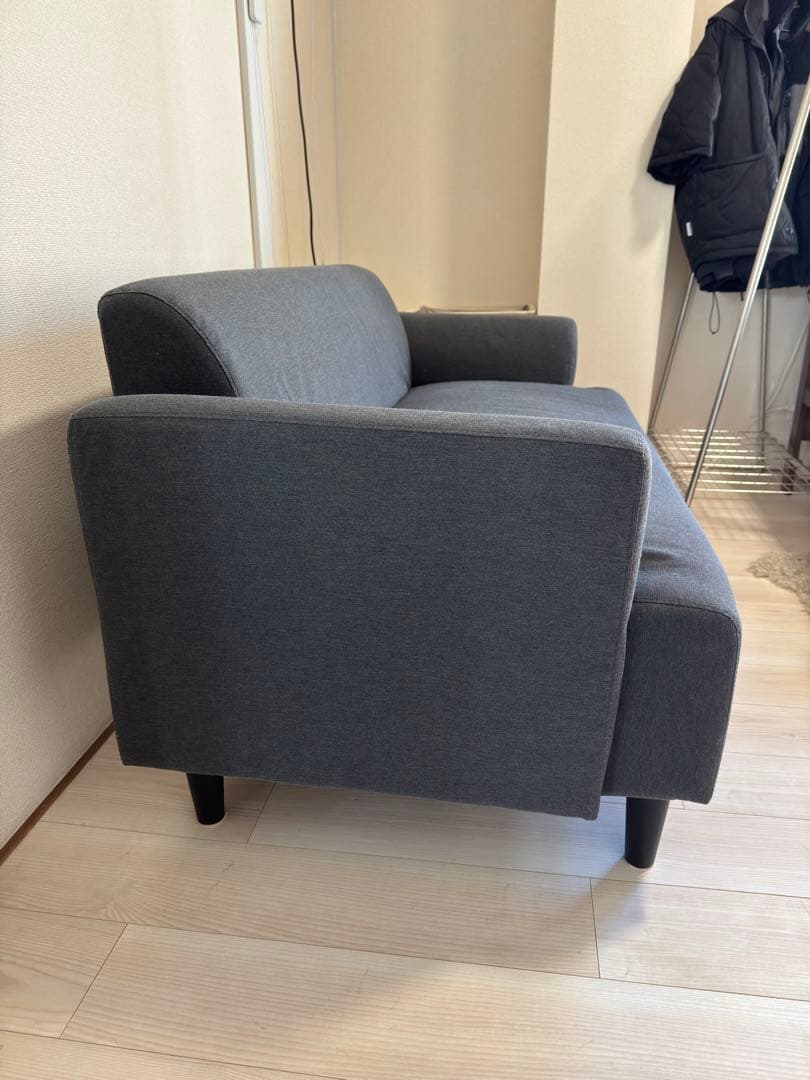 IKEA イケア　グレー 2人掛けソファ