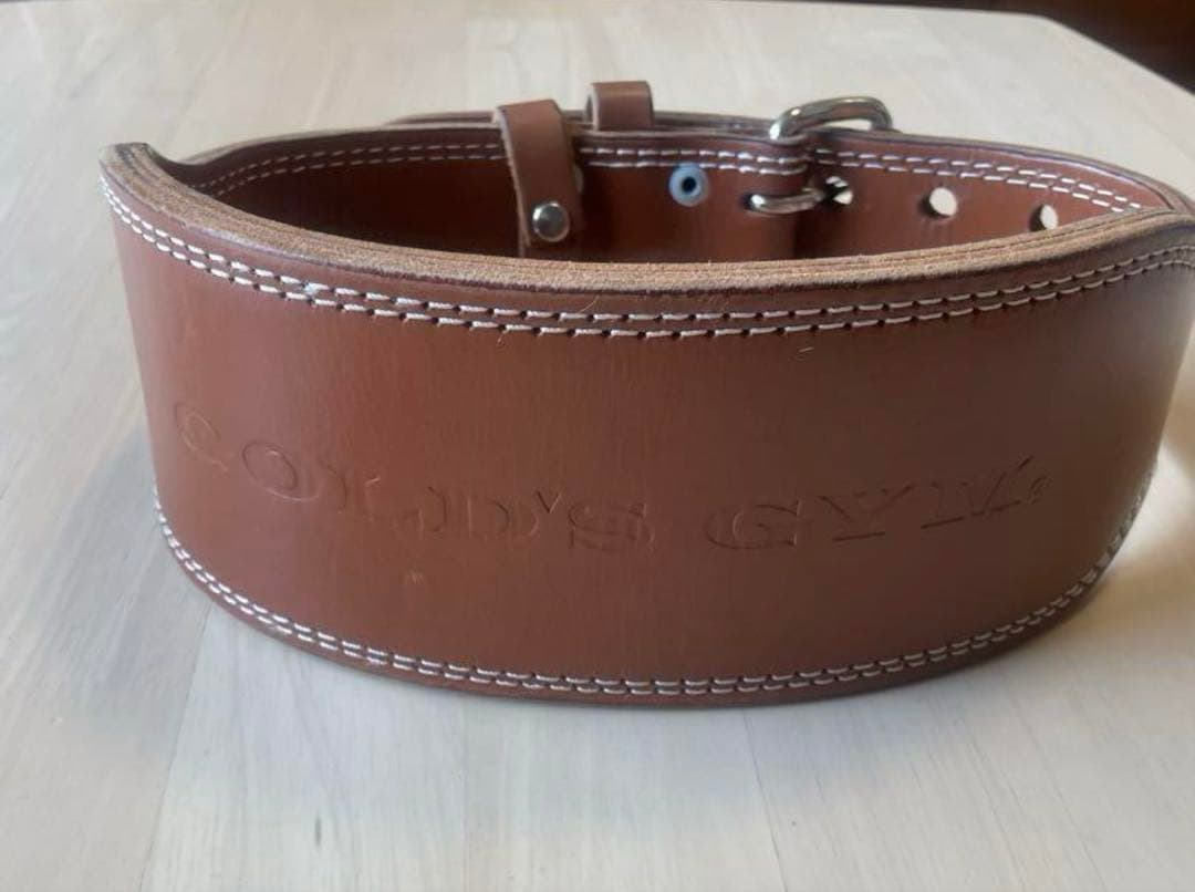 ゴールドジム　パワーベルト Sサイズ ブラウン