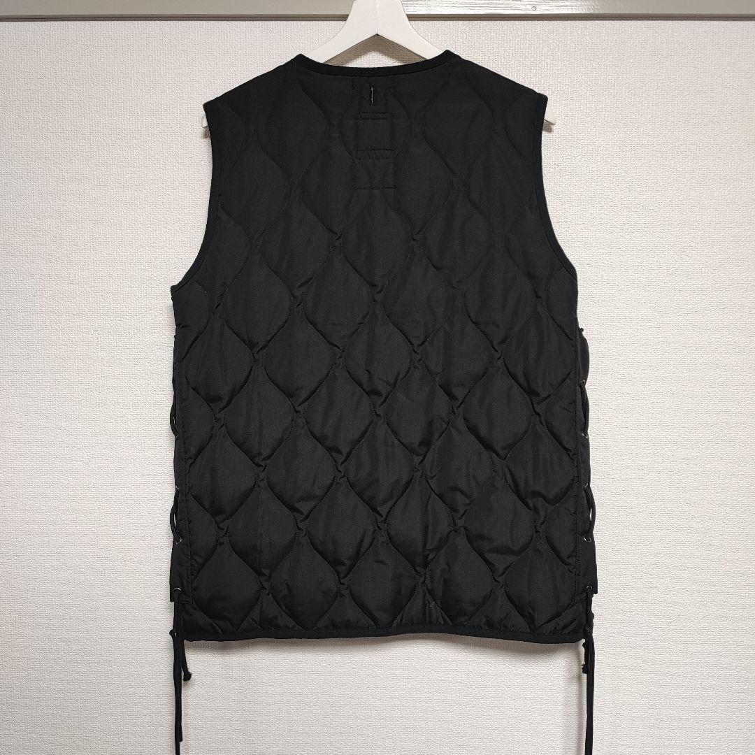 Taion 体温 Vネックレースアップダウンベスト ユニセックス