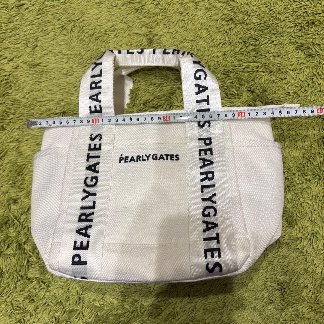 パーリーゲイツ PEARLYGATES カートバッグ ラウンドバッグ ホワイト系