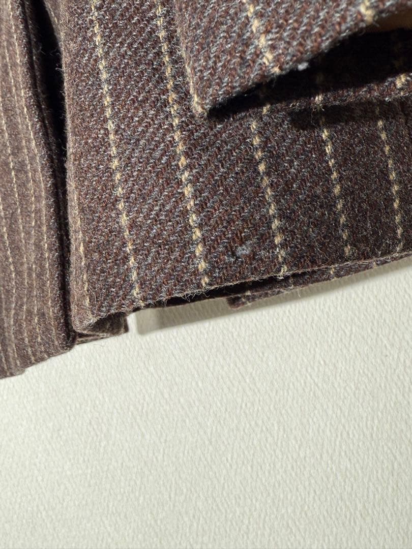 ヴィヴィアンウエストウッド ストライプ柄 ダブルジャケット