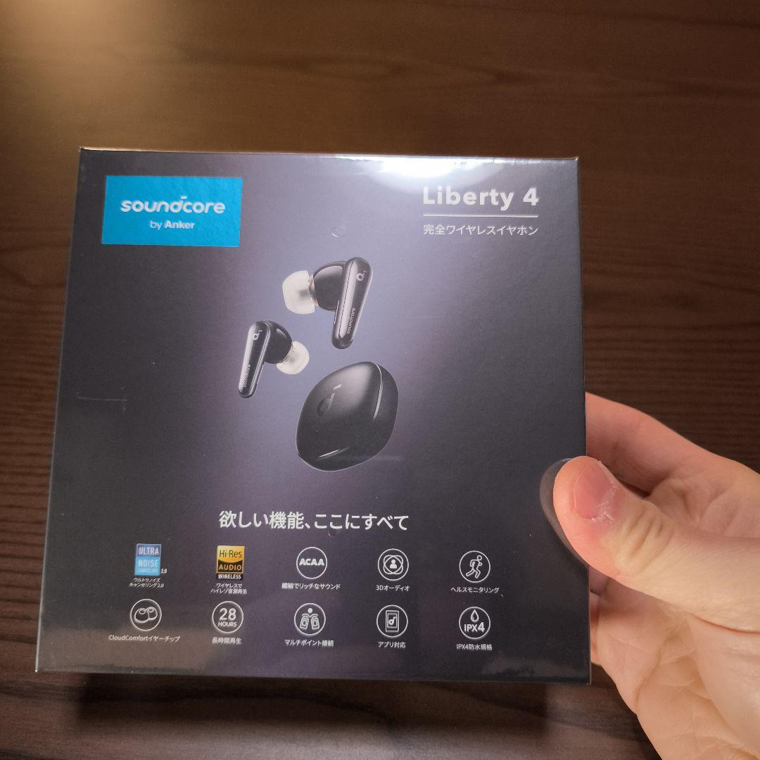 【新品未開封】soundcore Liberty 4 ワイヤレスイヤホン