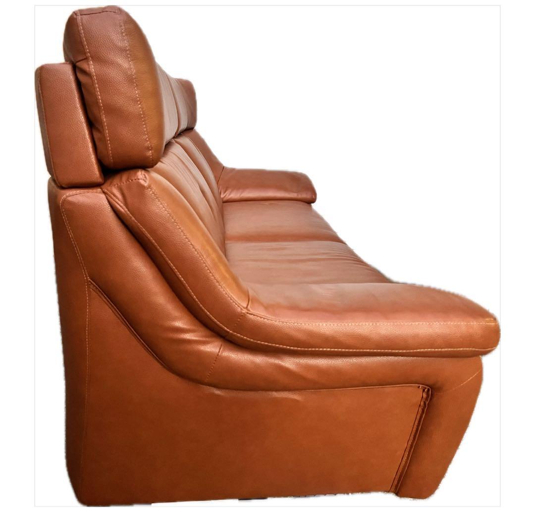 ② karimoku カリモク ZT73 レザーソファ 2人掛 けソファ本革