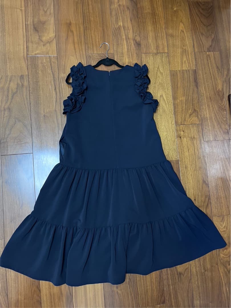 【美品】bitnabi ビンナビ パルランドレス　ワンピース　ネイビー