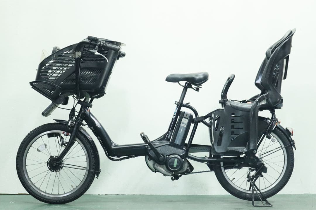 ヤマハ電動アシスト自転車　★ 8.9AH ★ １ヶ月保証★完成車　子供のせ