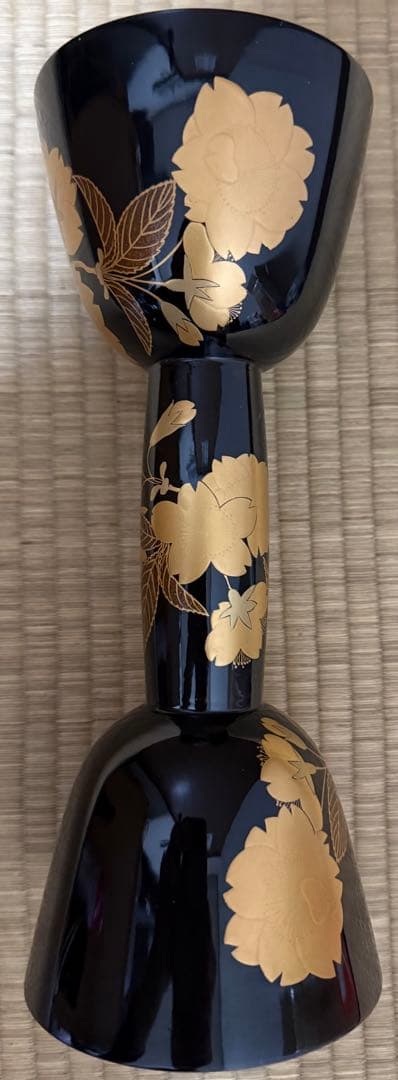 あ*ず様 和楽器　小鼓　胴　つづみ　蒔絵　鼓　中古　美品