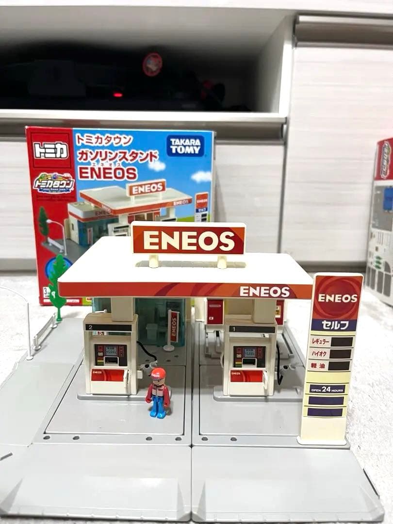 希少 はじめてのトミカタウンセット エネオス 消防署 タイムズ マップ 初期