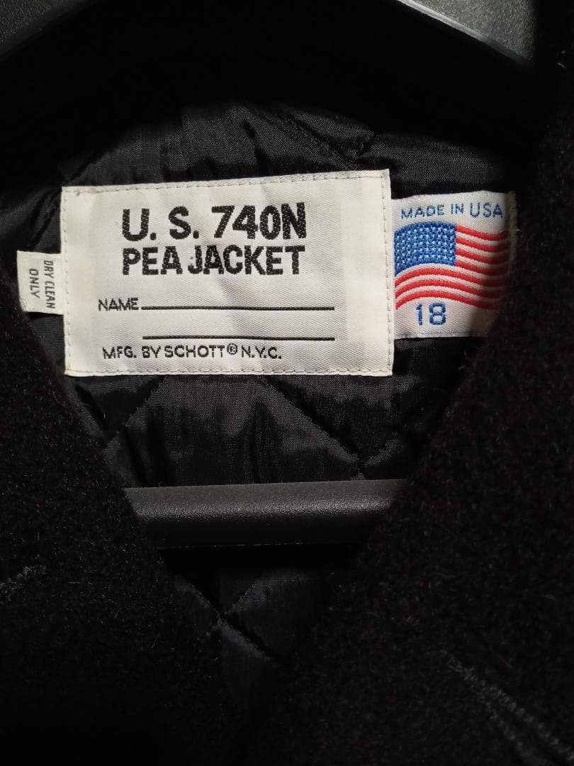 値下げ！Schott　PコートSサイズ