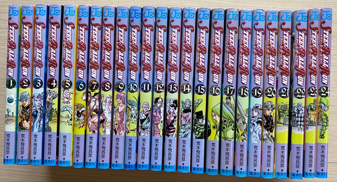 ジョジョの奇妙な冒険全巻(6・7・8部)