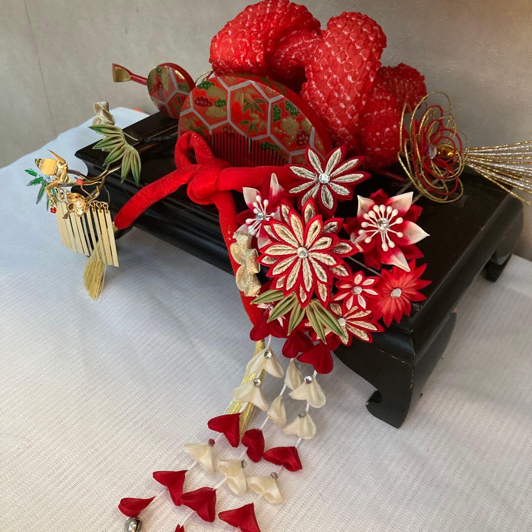 専用　七五三成人式　classical beauty 鶴亀松竹梅めでたや簪セット