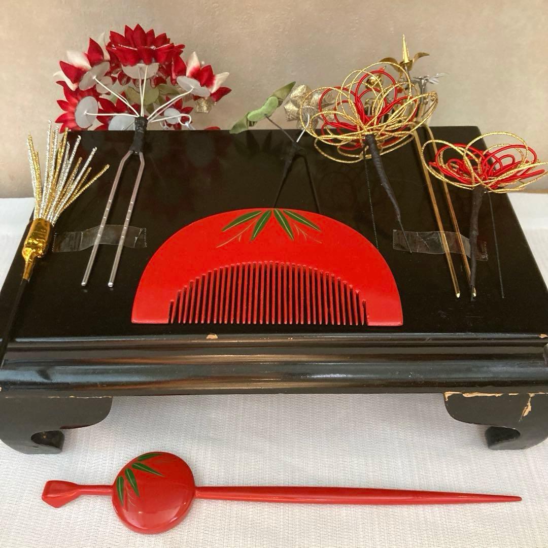 専用　七五三成人式　classical beauty 鶴亀松竹梅めでたや簪セット