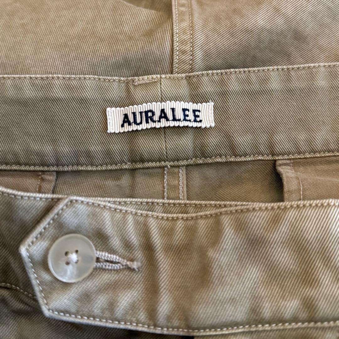 パンツ AURALEE FINX CHINO ONE-TUCK PANTS 25AW