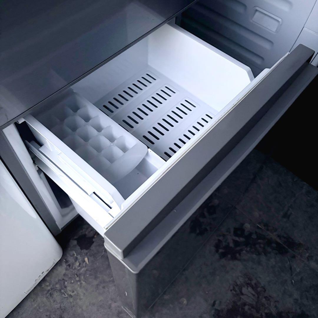 運搬取付無料！おしゃれシルバー純正AQUA冷蔵庫洗濯機2点セット！完動超美品！