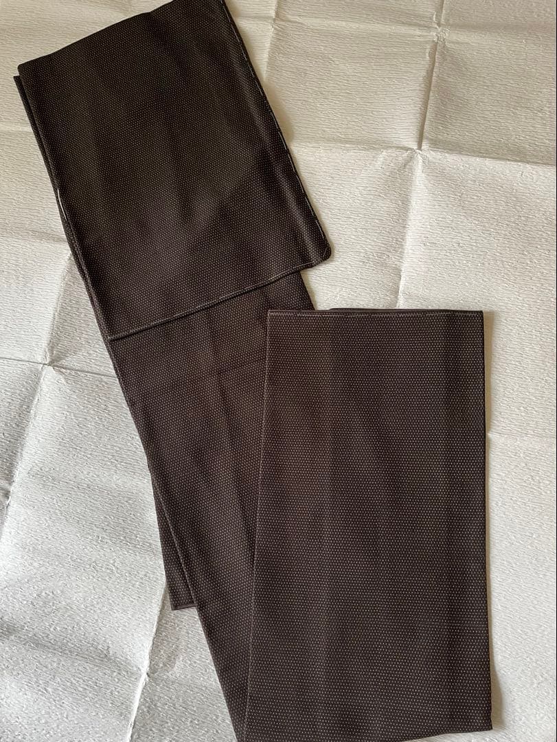 専用　粋渋庵　塩沢紬　蚊絣　西川治郎　証紙しつけ付　未着用