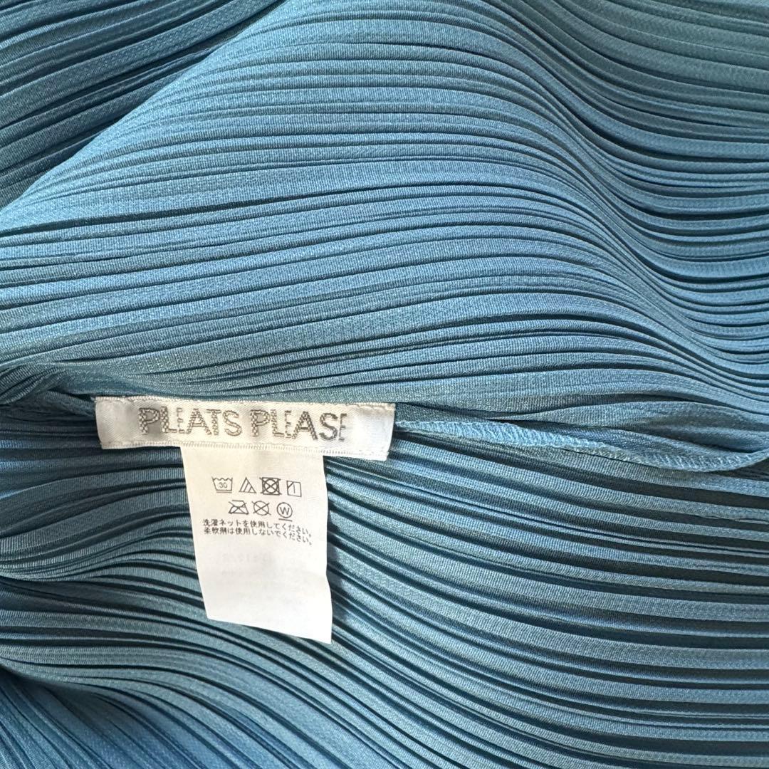 【新品未使用】PLEATS PLEASE 2025SS チュニック ブルーグレー
