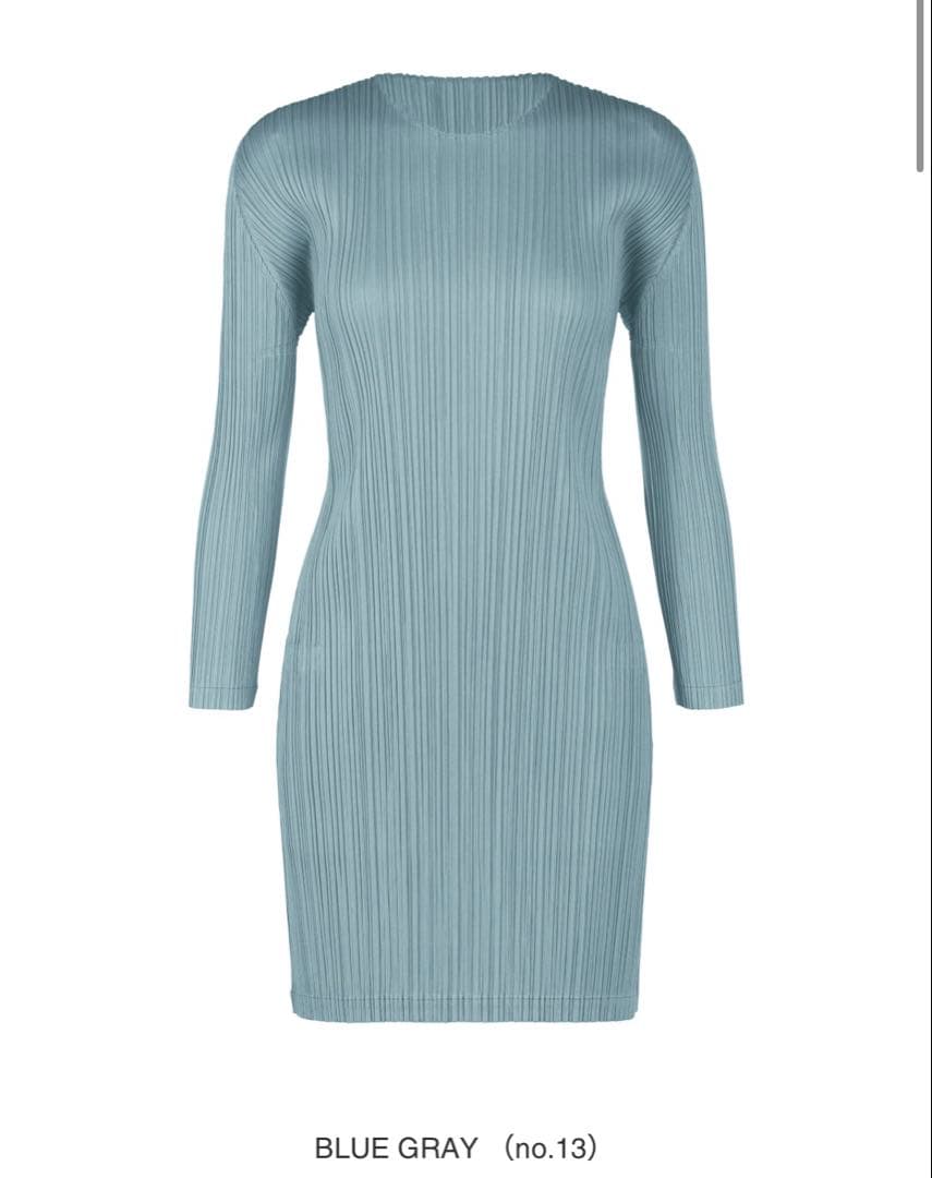 【新品未使用】PLEATS PLEASE 2025SS チュニック ブルーグレー