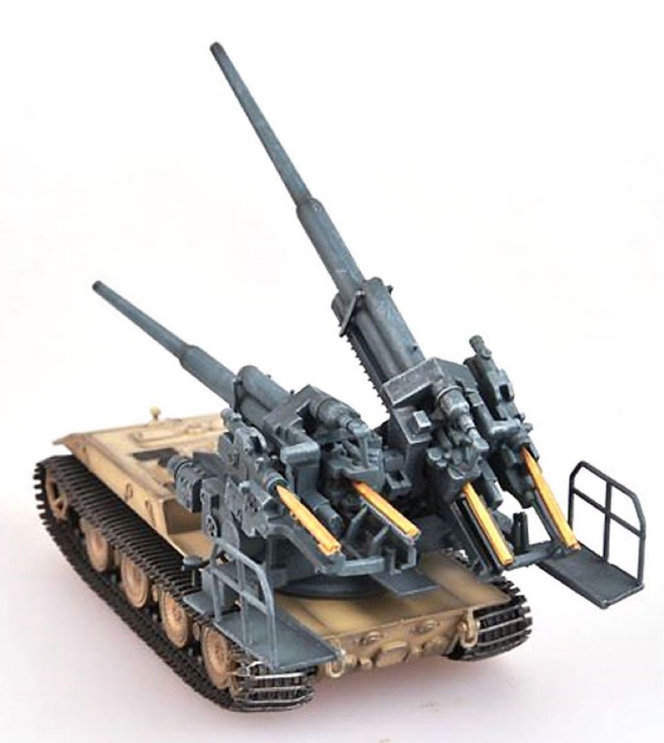 ドイツ軍 E-100自走砲 128mm FlaK40連装高射砲　1/72 完成品