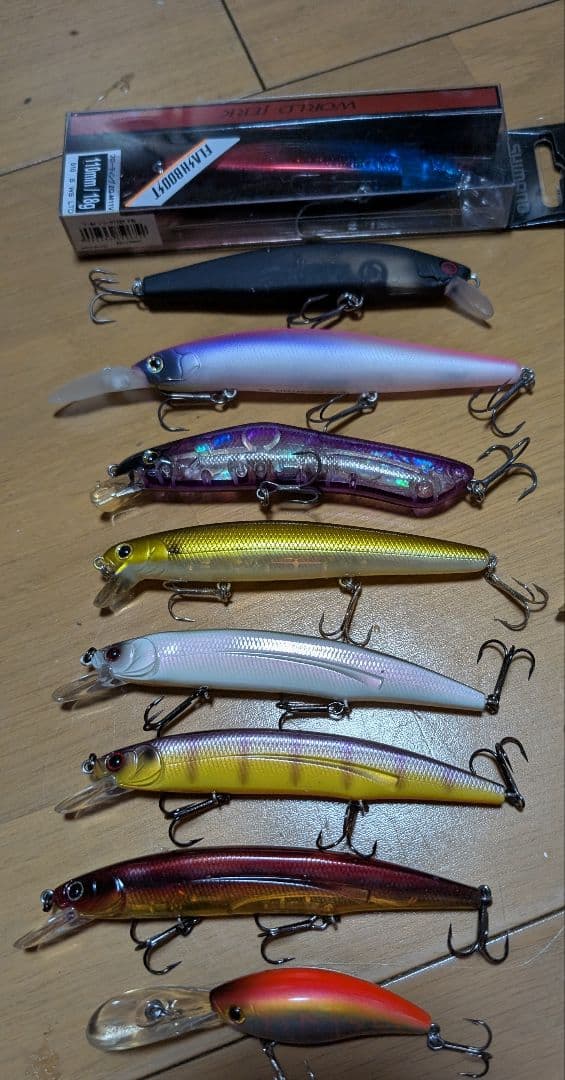 エバーグリーン　メガバス　ハイドアップなど　ミノー　シャッド　セット