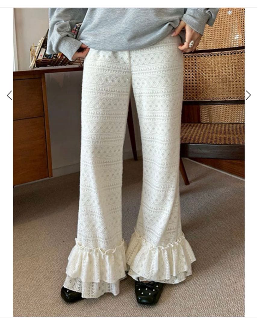 lilybrown バリエーションフリルパンツ