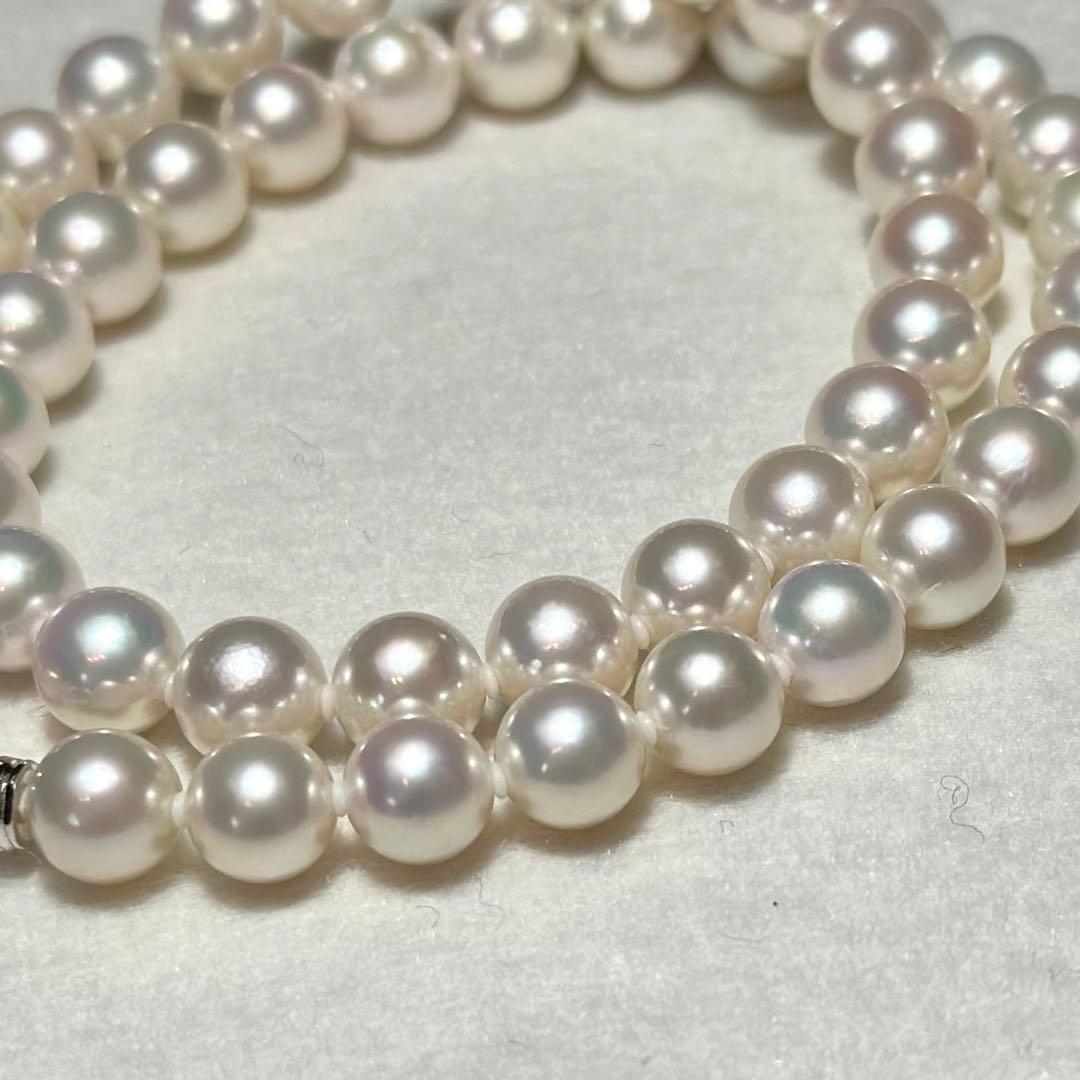 極美品✨超大珠　花珠級　アコヤ真珠 8.5mm ネックレス　パール　ソーティング