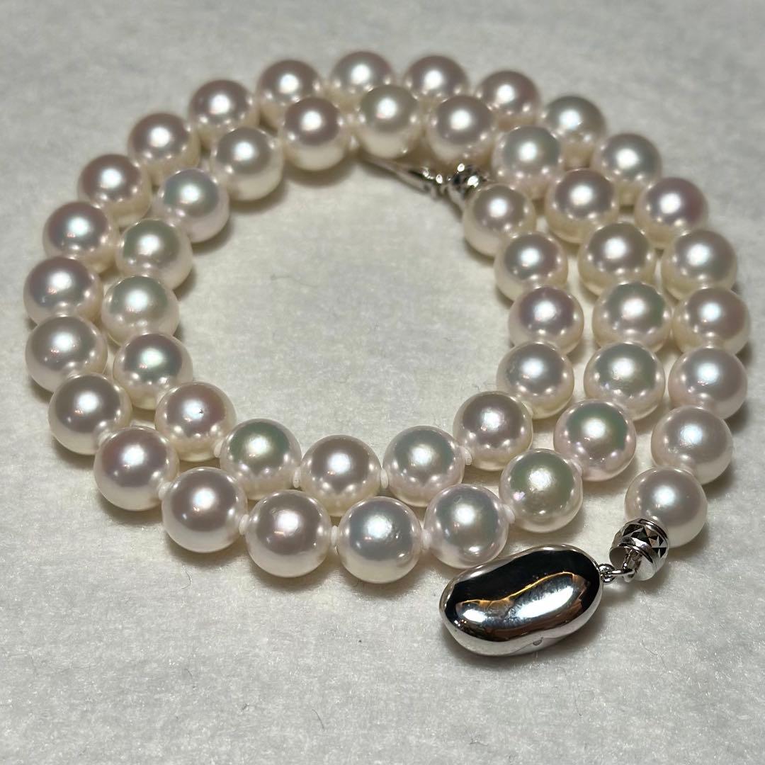 極美品✨超大珠　花珠級　アコヤ真珠 8.5mm ネックレス　パール　ソーティング