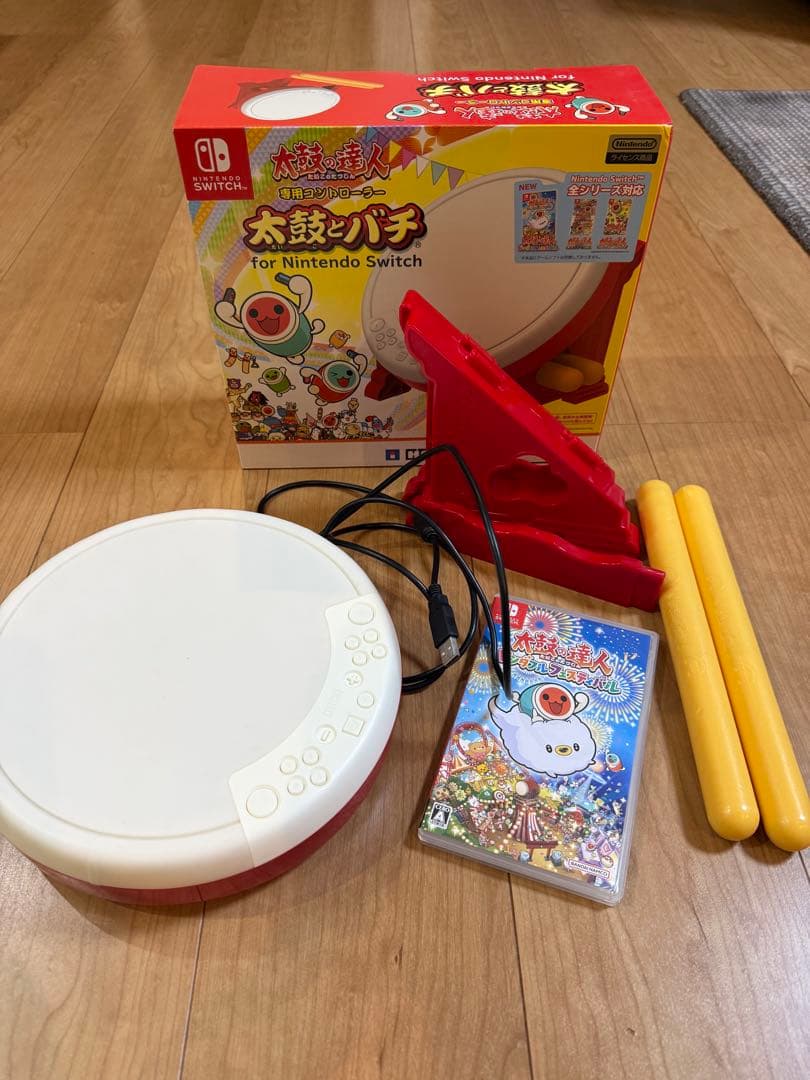 Switch 太鼓の達人 ドンダフルフェスティバル　太鼓とバチセット