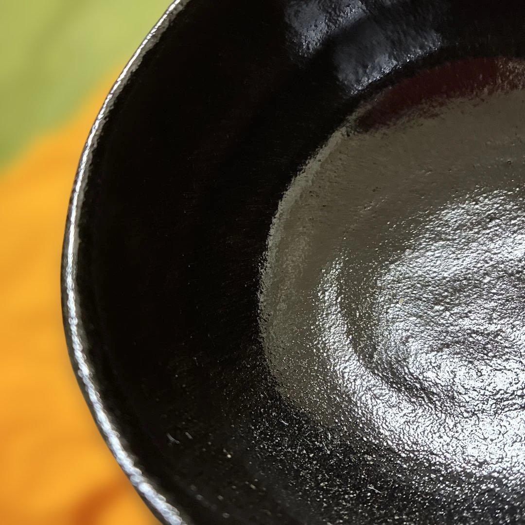 木箱入り 三代 松楽 作 黒楽 茶碗