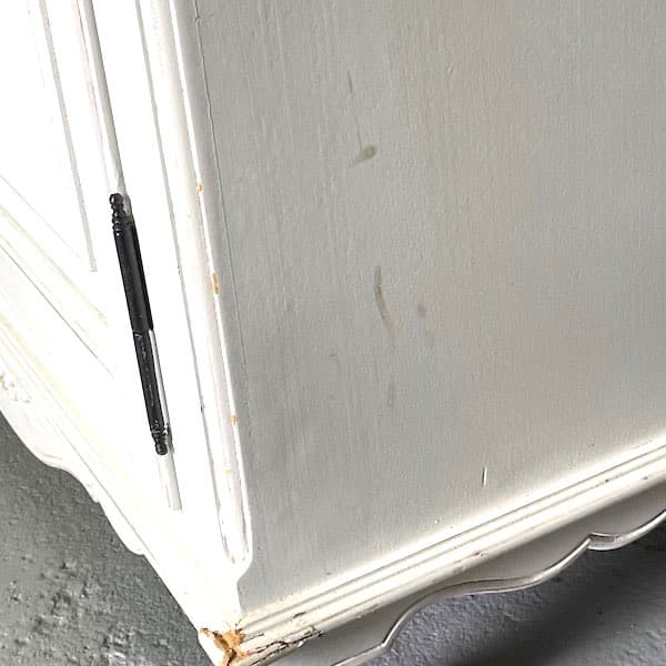 フランス製　アンティーク調カップボード　食器棚　キャビネット　飾り棚　シャビィ