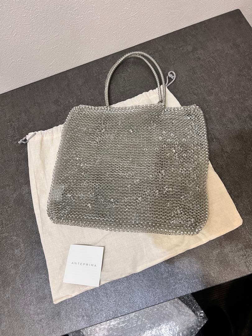 アンテプリマ ワイヤー パーティーバッグ パール バタフライ 美品
